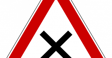 Hinweis zur Straßenverkehrsordnung