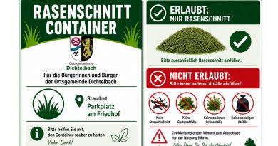 Entsorgung von Rasenschnitt